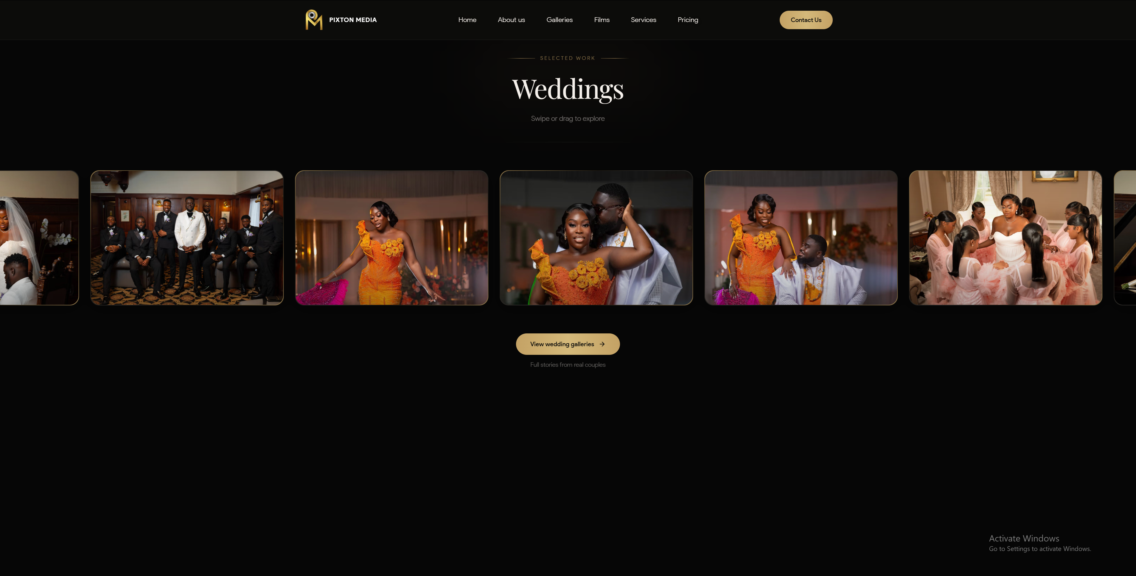 Pixton Media sliding gallery — first set.